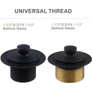 Kit de conversión de drenaje de bañera negra kit de_4