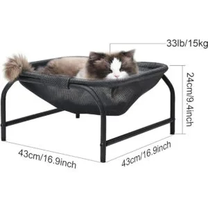 JUNSPOW Cama para gatos diseñada para gatos grandes_4