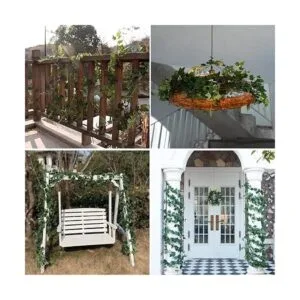 Apeair Juego de 3 vides artificiales de hiedra vegetal_5