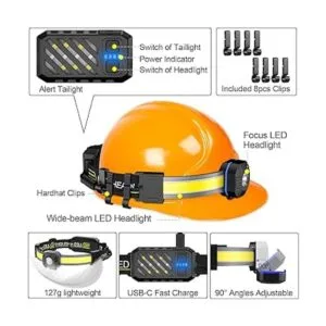 Faros delanteros LED 1000 lúmenes luz ancha de 230_5