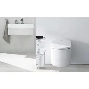 SunnyPoint Soporte de papel higiénico pesado para baño con_4