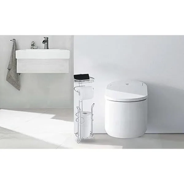 SunnyPoint Soporte de papel higiénico pesado para baño con_4