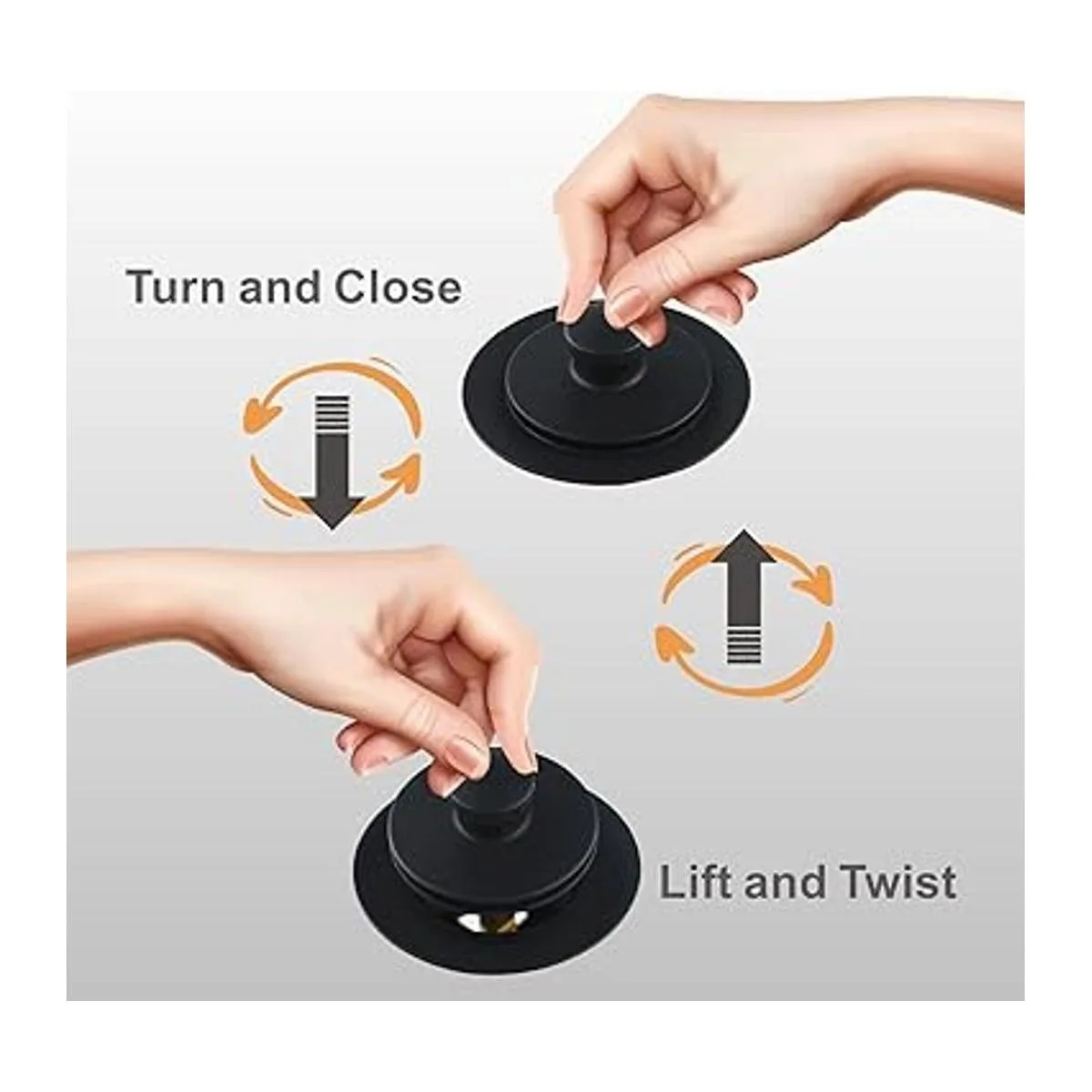 Kit de conversión de drenaje de bañera negra kit de_3