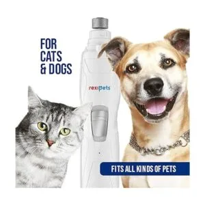 Rexipets Cortadora de uñas para perro recargable_2