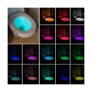 Paquete de 15 luces nocturnas para inodoro sensor de_7