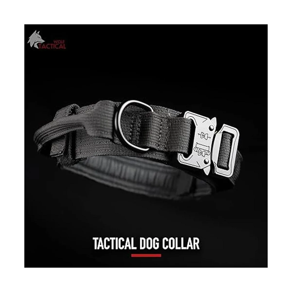 WOLF TACTICAL Collar de perro para perros grandes_3