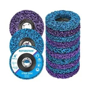 Paquete de 10 discos de tira de 4 pulgadas para amoladora_1