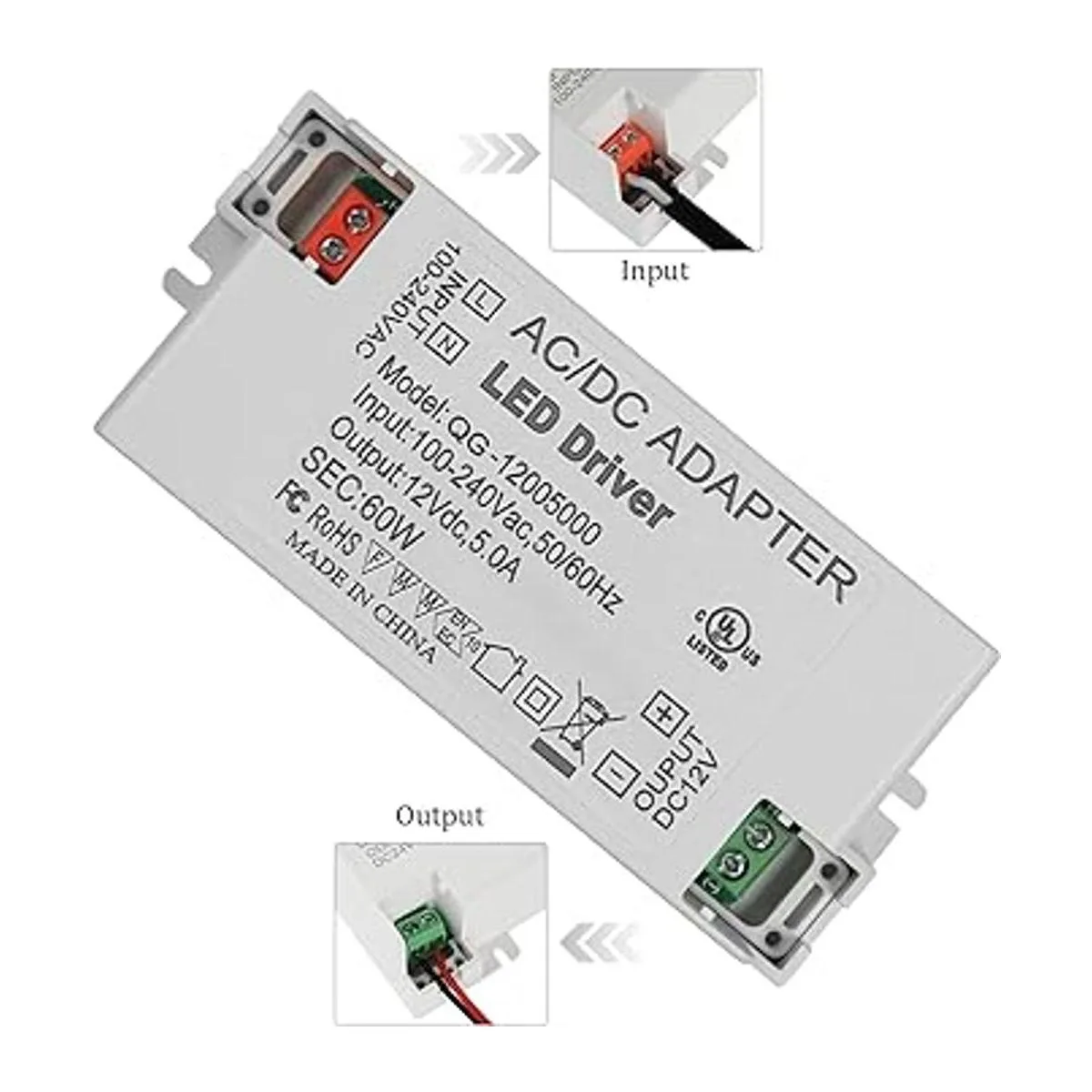 Convertidor adaptador de fuente de alimentación de CA de_6