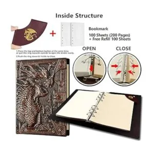 AncientDeer Cuaderno DND cuaderno único de 400 páginas_4
