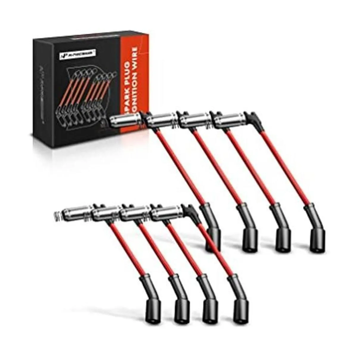 APremium Juego de 8 cables de encendido de bujías de alto_1