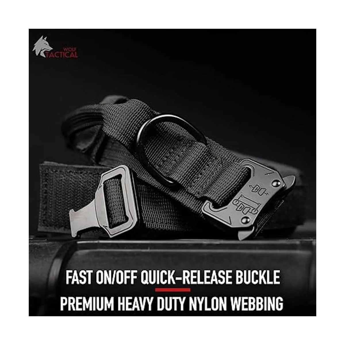 WOLF TACTICAL Collar de perro para perros grandes_4