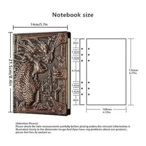 AncientDeer Cuaderno DND cuaderno único de 400 páginas_3