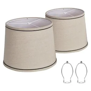 lampshades Juego de 2 lámparas de mesa pantallas de pie_1