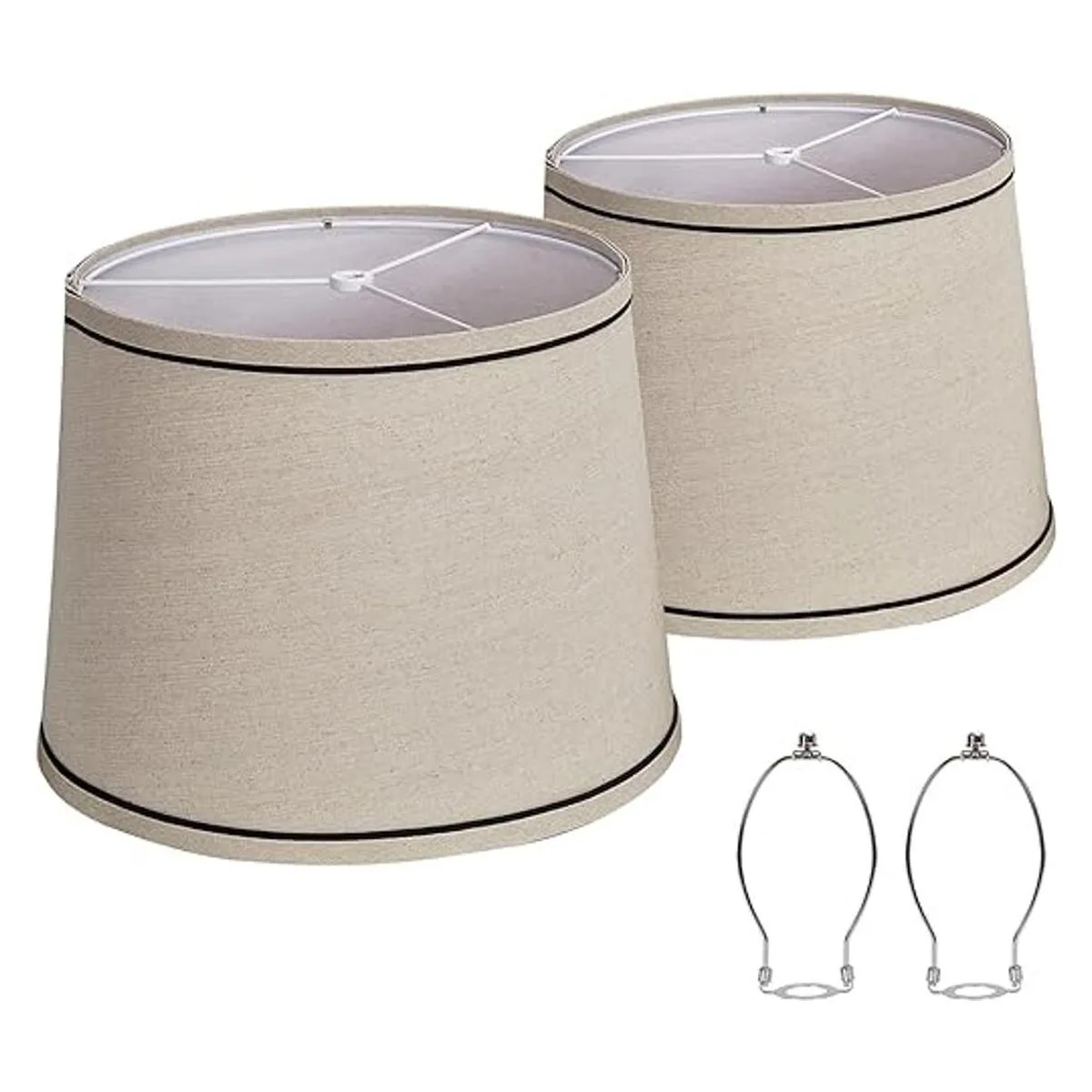 lampshades Juego de 2 lámparas de mesa pantallas de pie_1