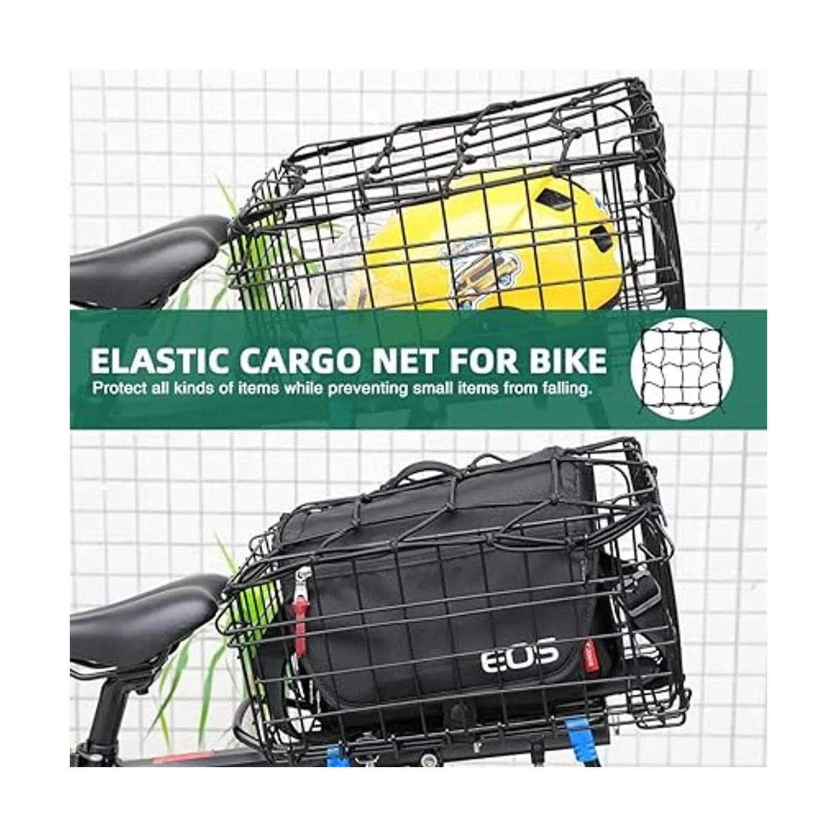 ANZOME Cesta trasera plegable para bicicleta cesta_3