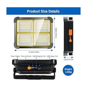 Rechargeable Work LightMasmejor Portable Led Work Solar_6