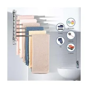 Toallero giratorio toallero con rotación de 180 montado_3