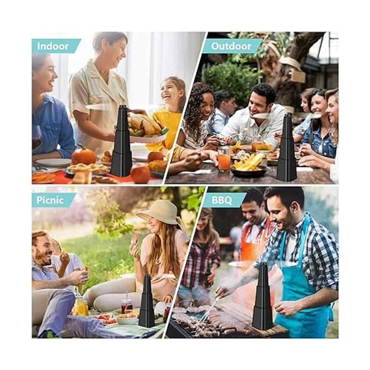 Ventiladores de mosca para mesas repelente de moscas para_7