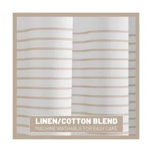 Cortina de ducha bohemia beige para baño cortina de ducha_5