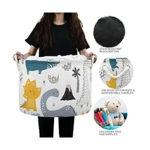 Cesta de almacenamiento de juguetes con diseño de_6