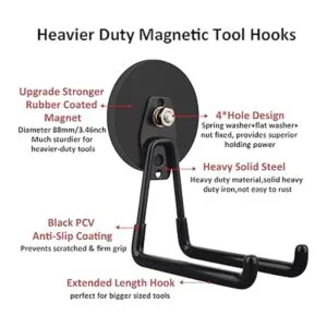 ULIBERMAGNET Ganchos magnéticos fuertes manget grande con_2