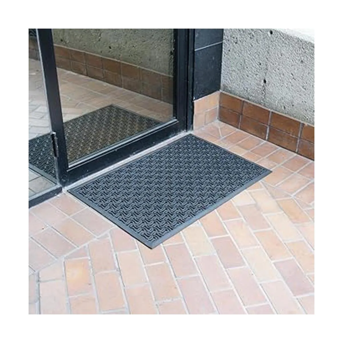 RubberCal 03236DR DuraScraper Drainage tapete comercial_6