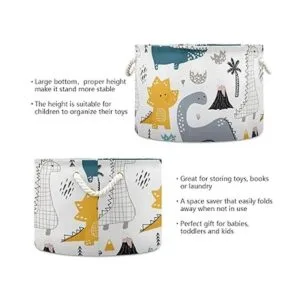 Cesta de almacenamiento de juguetes con diseño de_3