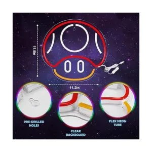 Kavaas Letrero de neón para juegos letrero de neón de_3