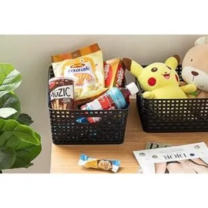 Eslite Cestas de almacenamiento de plástico para_5