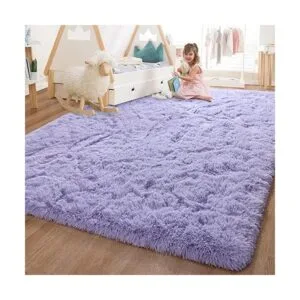 Pettop Alfombras peludas y esponjosas para dormitorio de_2