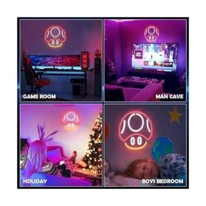 Kavaas Letrero de neón para juegos letrero de neón de_7