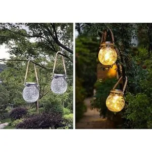 Paquete de 2 luces LED colgantes alimentadas por energía_2