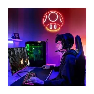 Kavaas Letrero de neón para juegos letrero de neón de_5