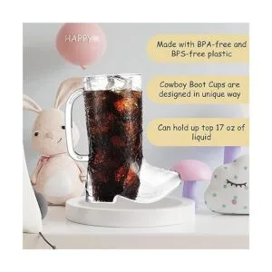 4Es Novelty Taza para botas de vaquero 10 unidades de_2