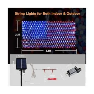 Nuevo Luces de bandera estadounidense 2 en 1 con_2