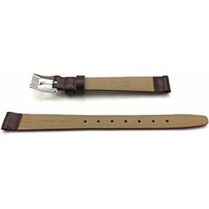 Correa de reloj de piel de becerro auténtica de 0.394 in_2