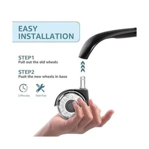 Sytopia Rueda de repuesto para silla de oficina adecuada_6