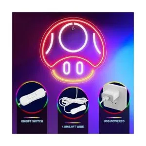 Kavaas Letrero de neón para juegos letrero de neón de_4