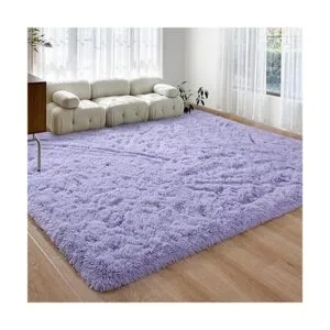 Pettop Alfombras peludas y esponjosas para dormitorio de_5