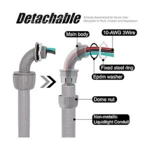 Kit de batido eléctrico de CA de 4 pies de 12 pulgadas_3