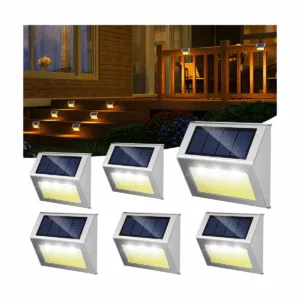 Luces solares para cerca luces solares impermeables para_1