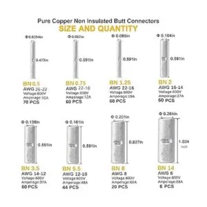 SVAAR Kit de 380 conectores de extremo sin aislamiento_3