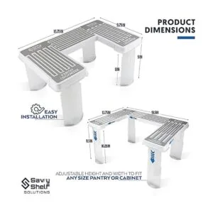 Savvy Organizador de almacenamiento ajustable para_2