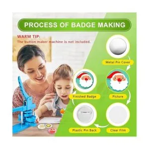 200 juegos de suministros de botones en blanco de 1.260 in_7