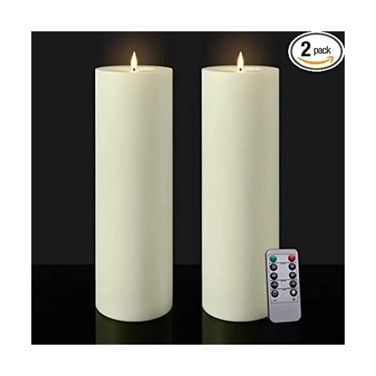 Velas LED grandes sin llama para exteriores velas de_1