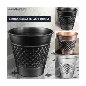 Monarch Abode Bote de basura de metal hecho a mano_3