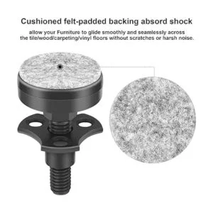 Patas niveladoras ajustables para muebles patas de mesa_4