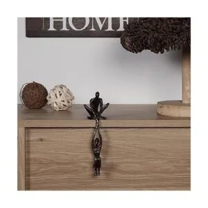 Escultura de arte abstracto industrial para parejas_4