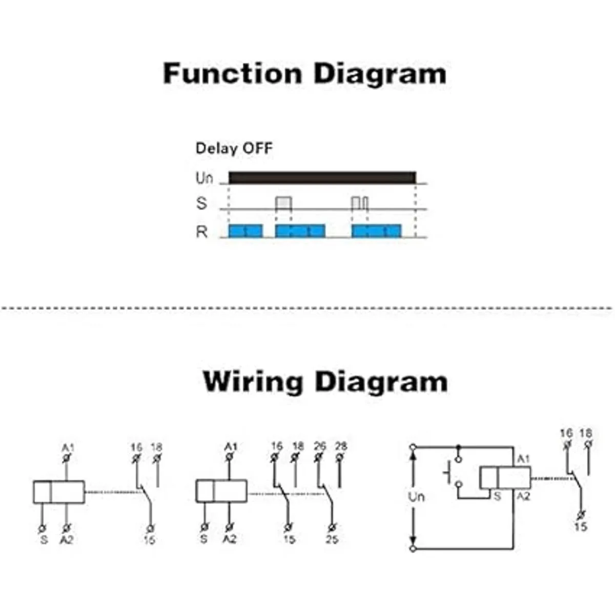 Interruptor de temporizador de retardo GRT8B1 ACDC 12_3
