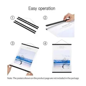 FALAMON Marco magnético para colgar póster 28 x 22_5